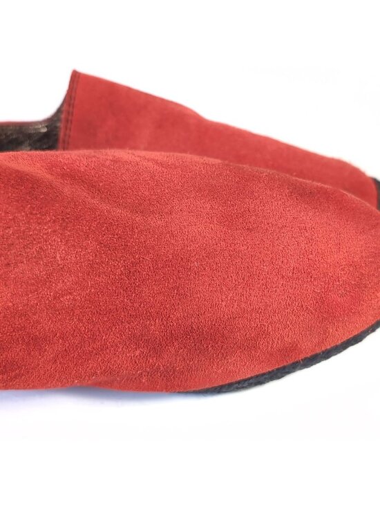 YSL Shoes Red Suede Espadrilles Loafers Womens Size 6.5 main image 7